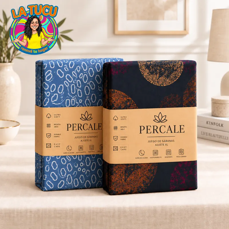 Juego de sabanas PERCALE - AJUSTE XL